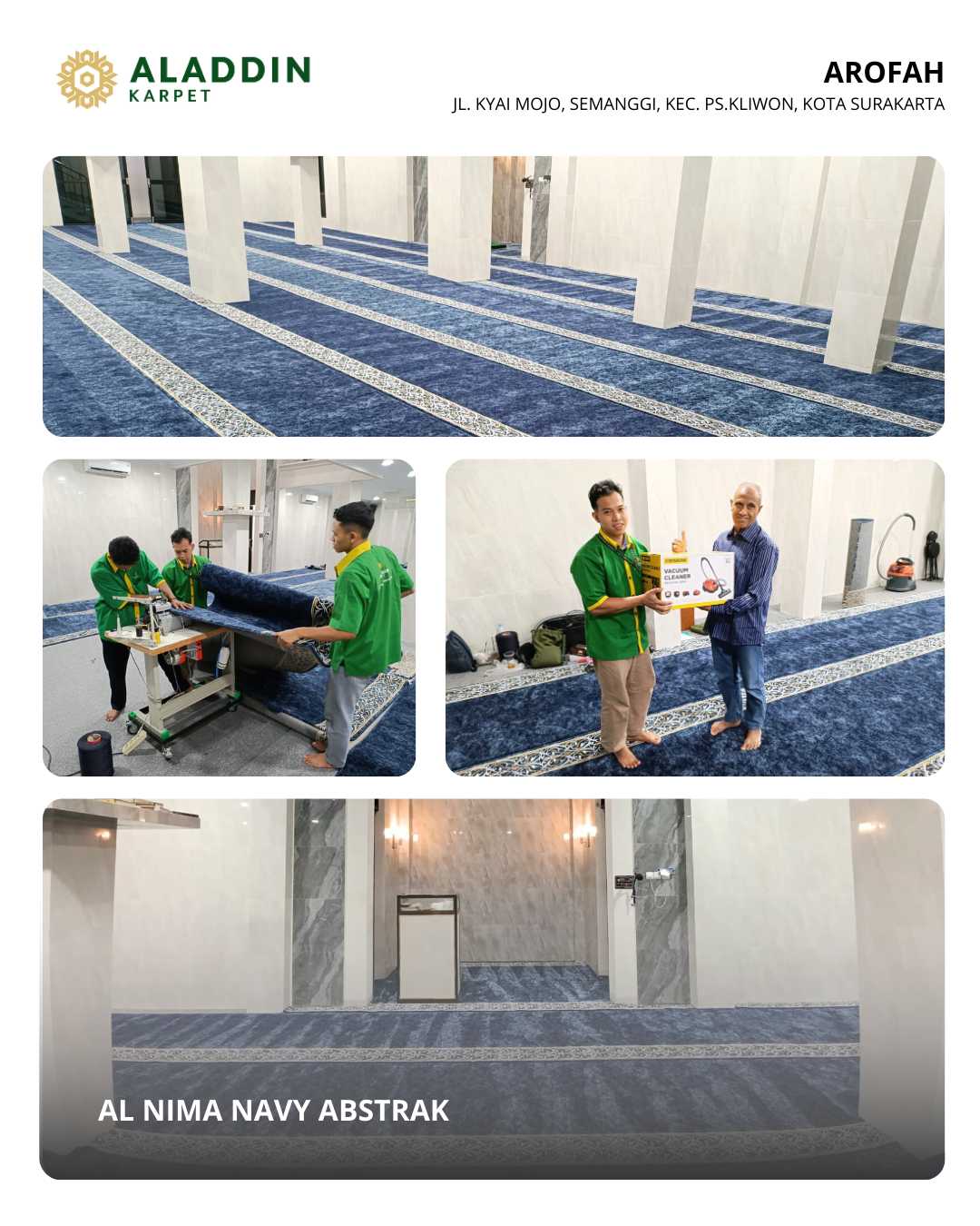 Jual Karpet Masjid Solo – Harga Terjangkau & Berkualitas